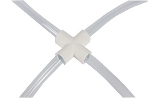 Łącznik AntCenter nr 9- czwórnik pod wężyk  8 mm 