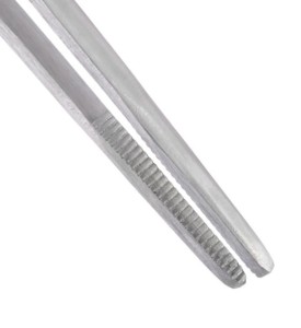 Pęseta metalowa PROSTA 18 cm