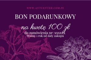 Bon podarunkowy na kwotę 100 zł