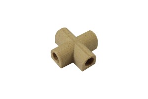 Łącznik AntCenter nr 8- czwórnik pod wężyk 8 mm WOOD 