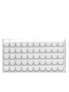 Odbojniki piankowe EVA 10 ×2,5 mm białe ( 50 szt.)