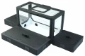 Formikarium modułowe nr 11 z czarnymi pokrywami na gniazdach do hodowli mrówek w domu- terrarium dla mrówek