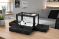 Formikarium modułowe nr 11 z czarnymi pokrywami na gniazdach- formikarium w nowoczesnym pomieszczeniu- wizualizacja.webp