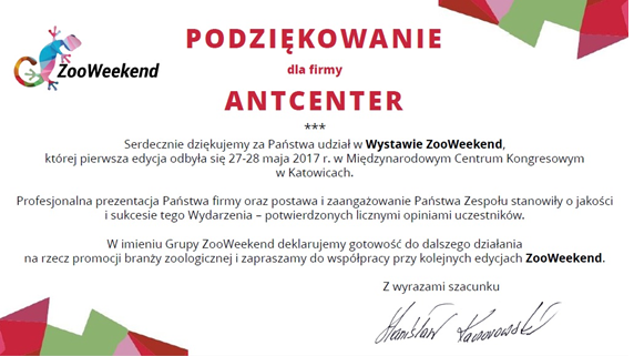 Zoo weekend- mrówki na wystawie w Katowicach