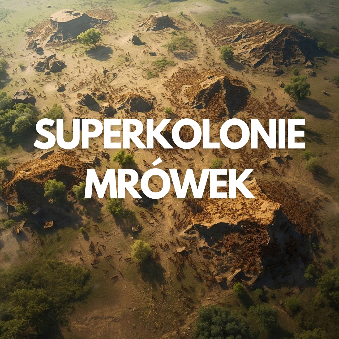 Superkolonie mrówek – rozległa sieć połączonych mrowisk funkcjonujących jak jedna kolonia